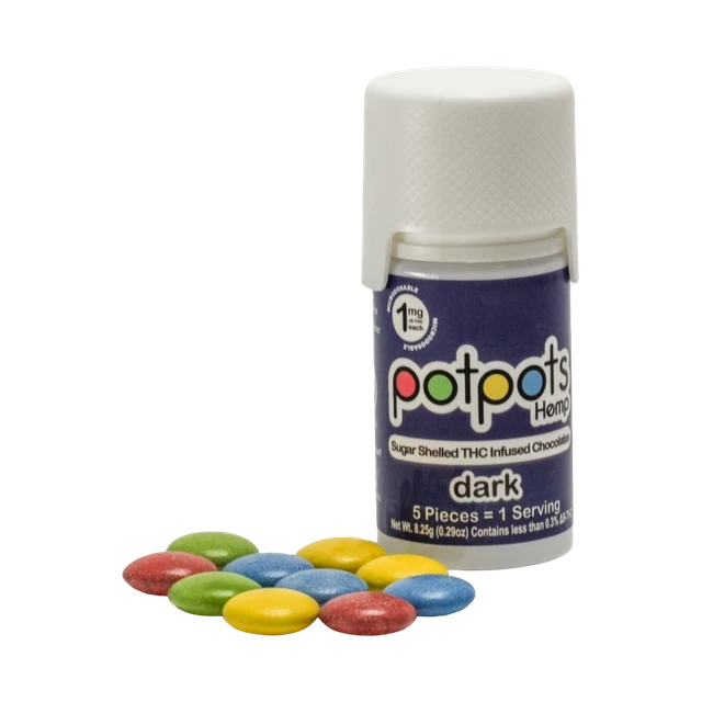 potpots Dark Chocolate - 10 Count