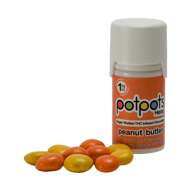 potpots Peanut Butter - 10 Count