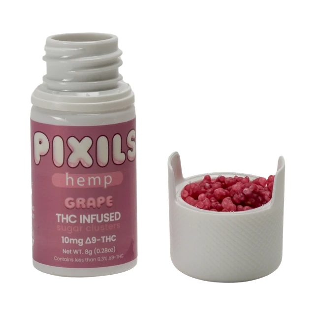 PIXILS Grape Infused Sugar Clusters - 10mg