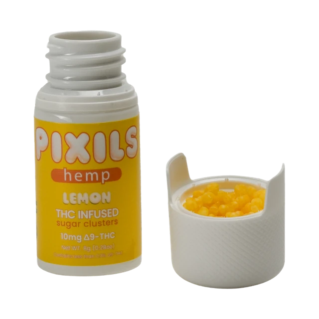 PIXILS Lemon Infused Sugar Clusters - 10mg