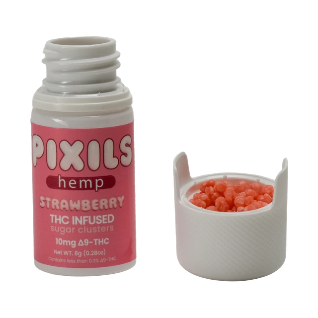 PIXILS Strawberry Infused Sugar Clusters - 10mg