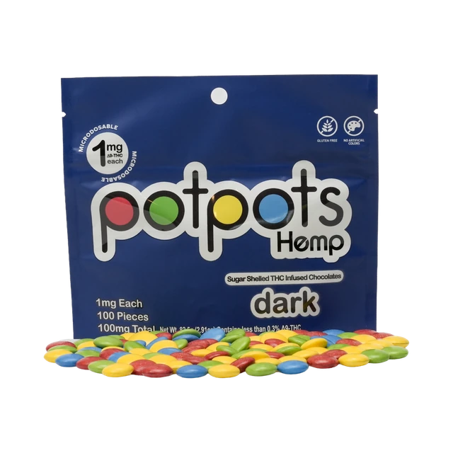 potpots Dark Chocolate - 100 Count
